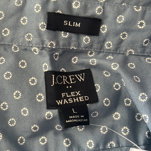 J.Crew men’s short sleeve shirt size L new - Picture 3 of 6